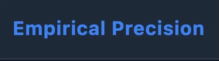 Empirical Precision brand logo